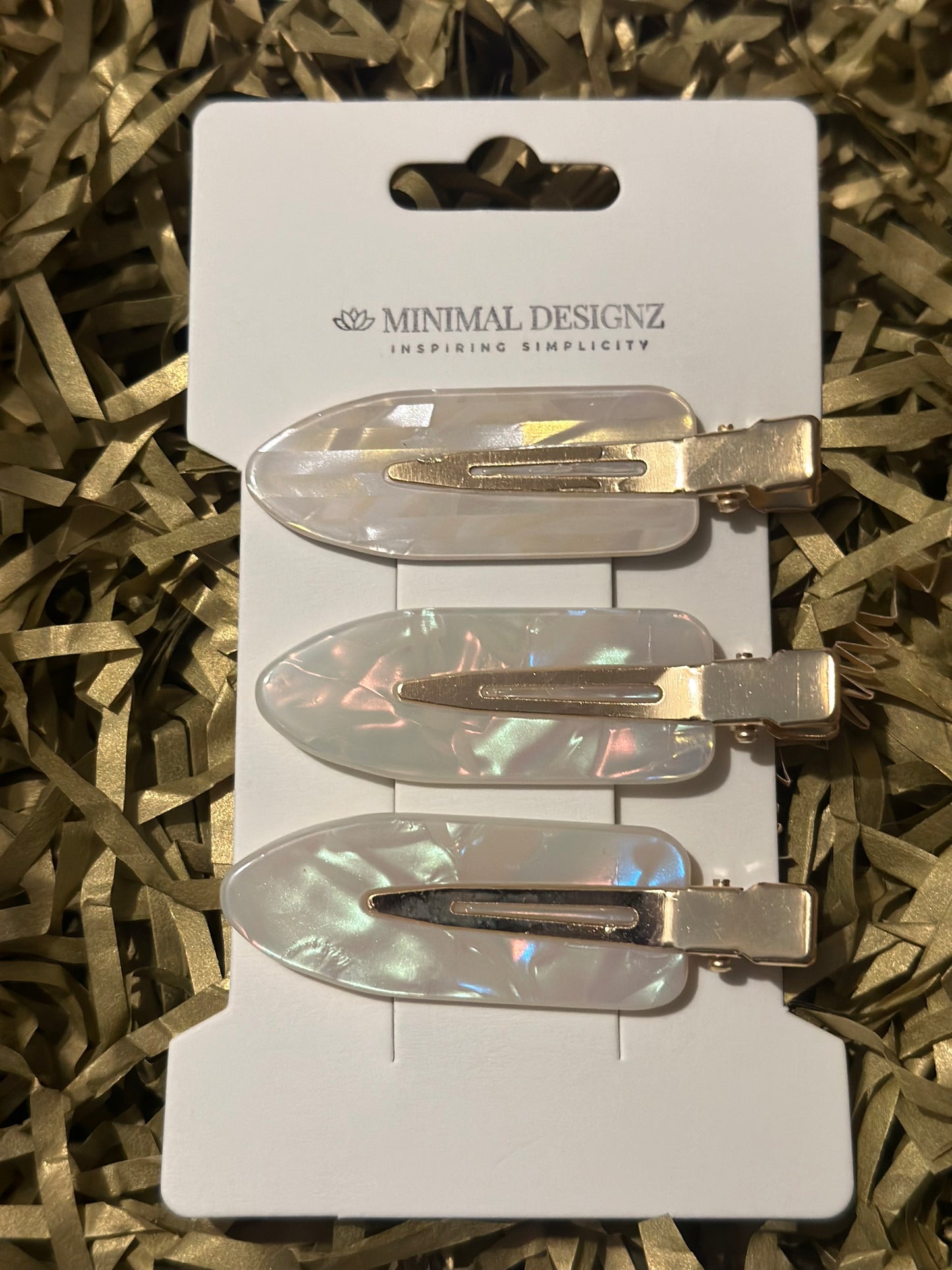 Neutral Anti Crease hair clips