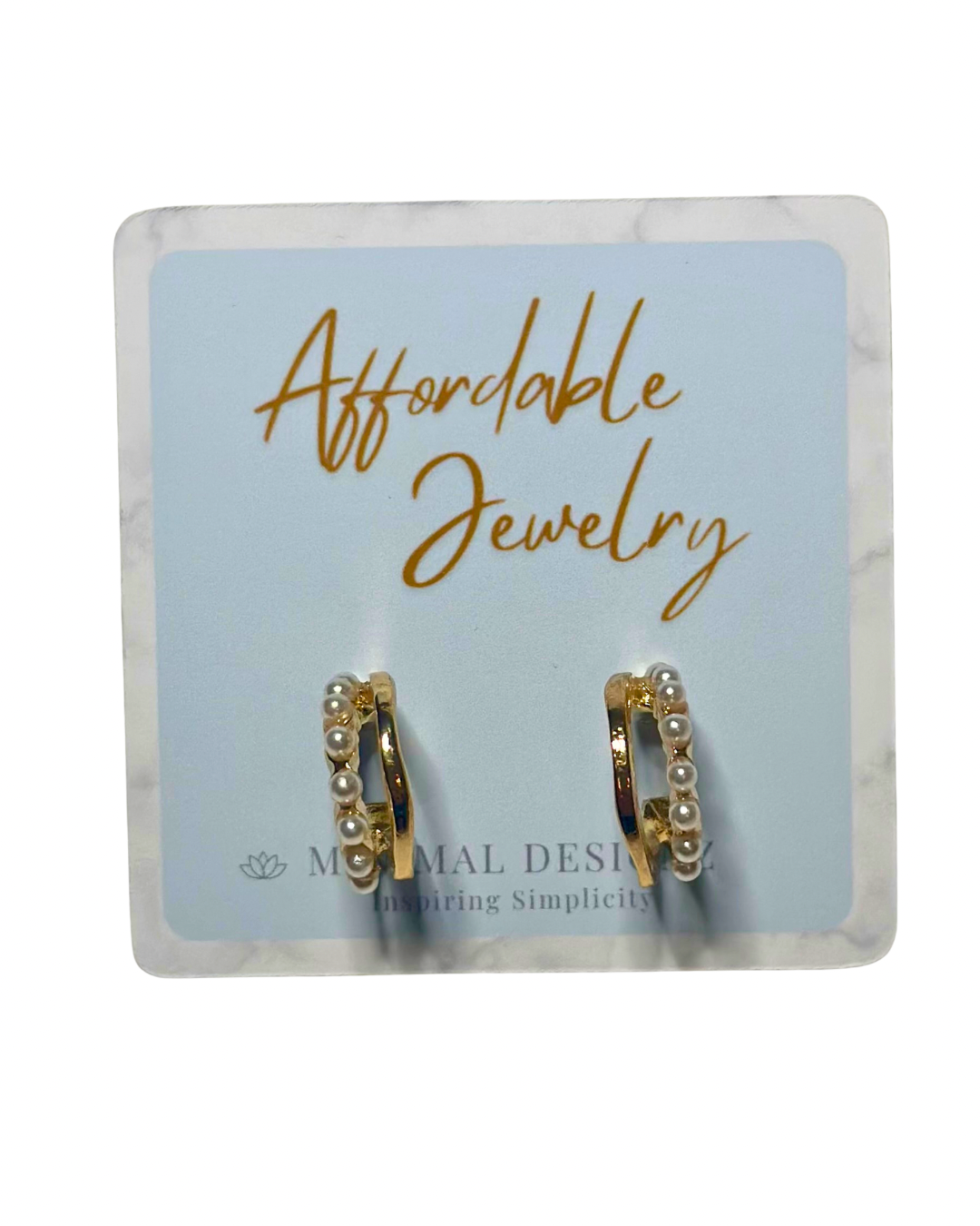 Pearl cuff earring
