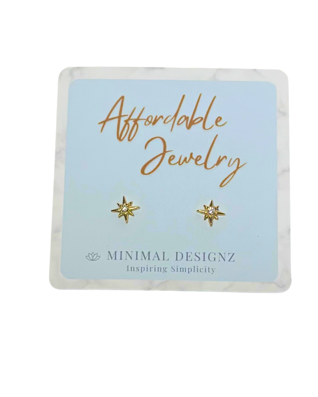 Minimal star Stud Earrings