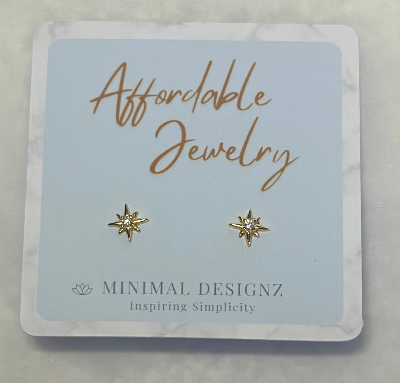 Minimal star Stud Earrings