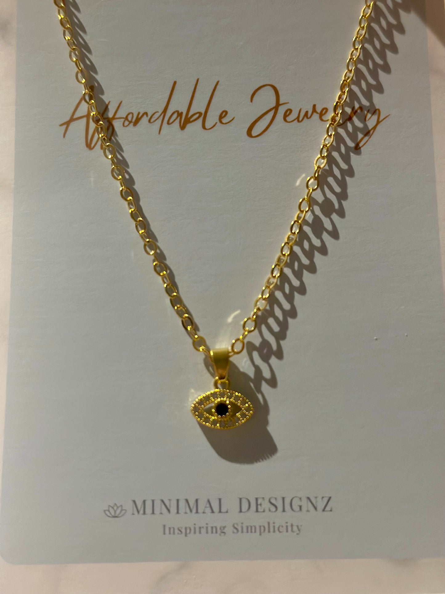 Evil eye necklace