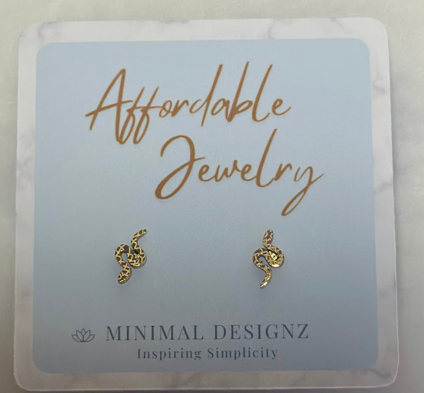 Snake Stud Earring
