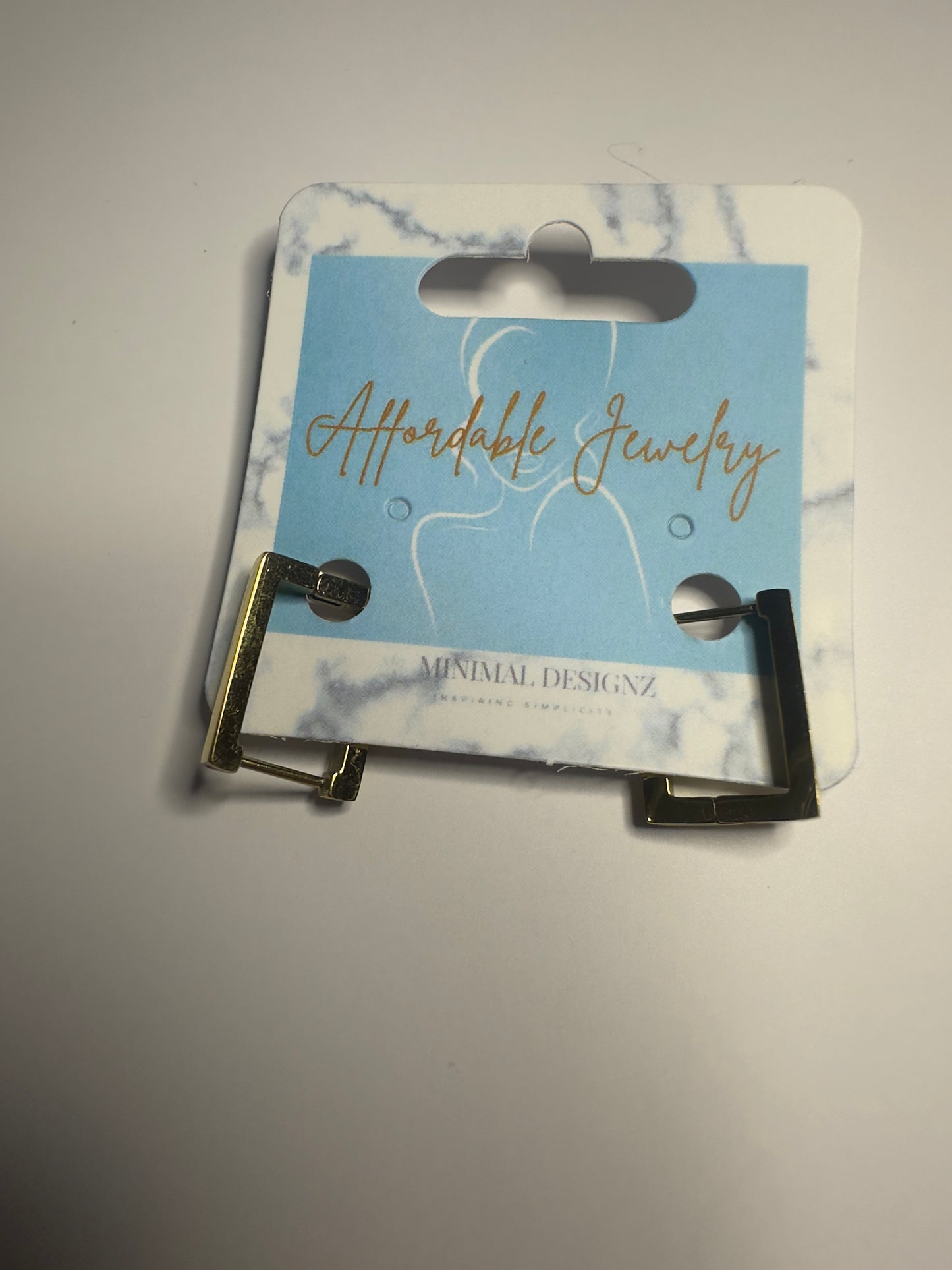 Rectangle Hoop Earrings