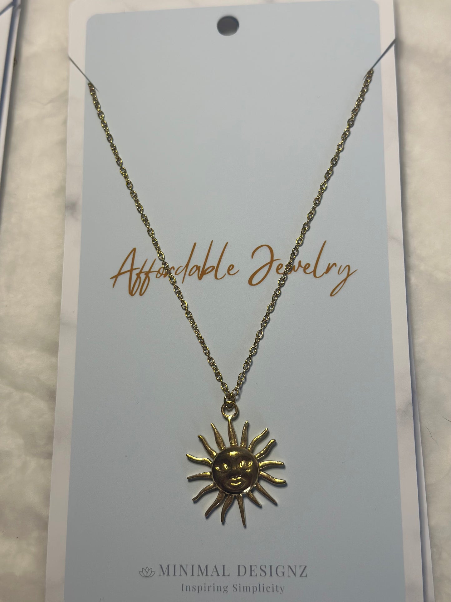 Sun necklace