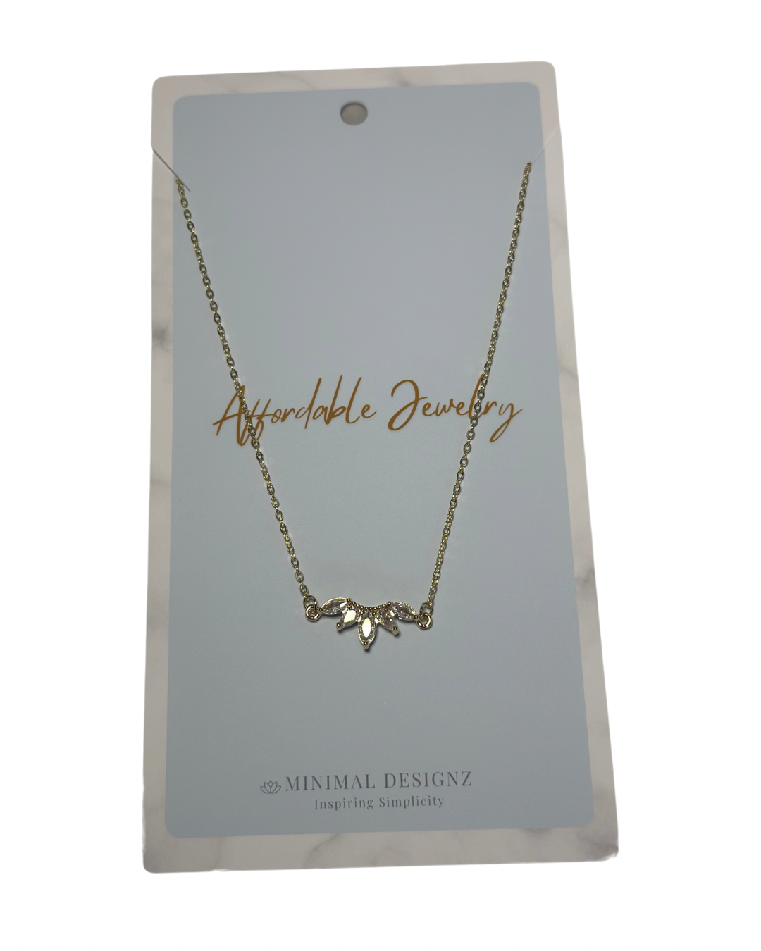 Large Lotus pendant necklace