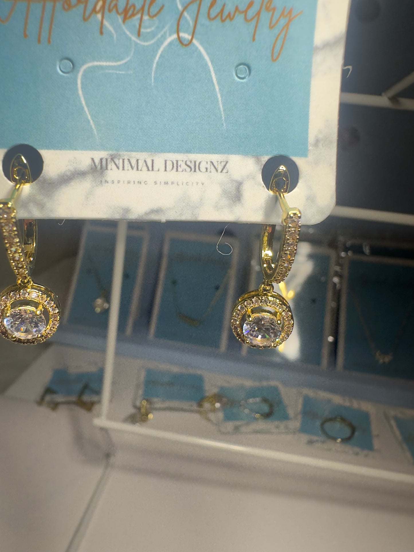 Crystal Halo Earrings