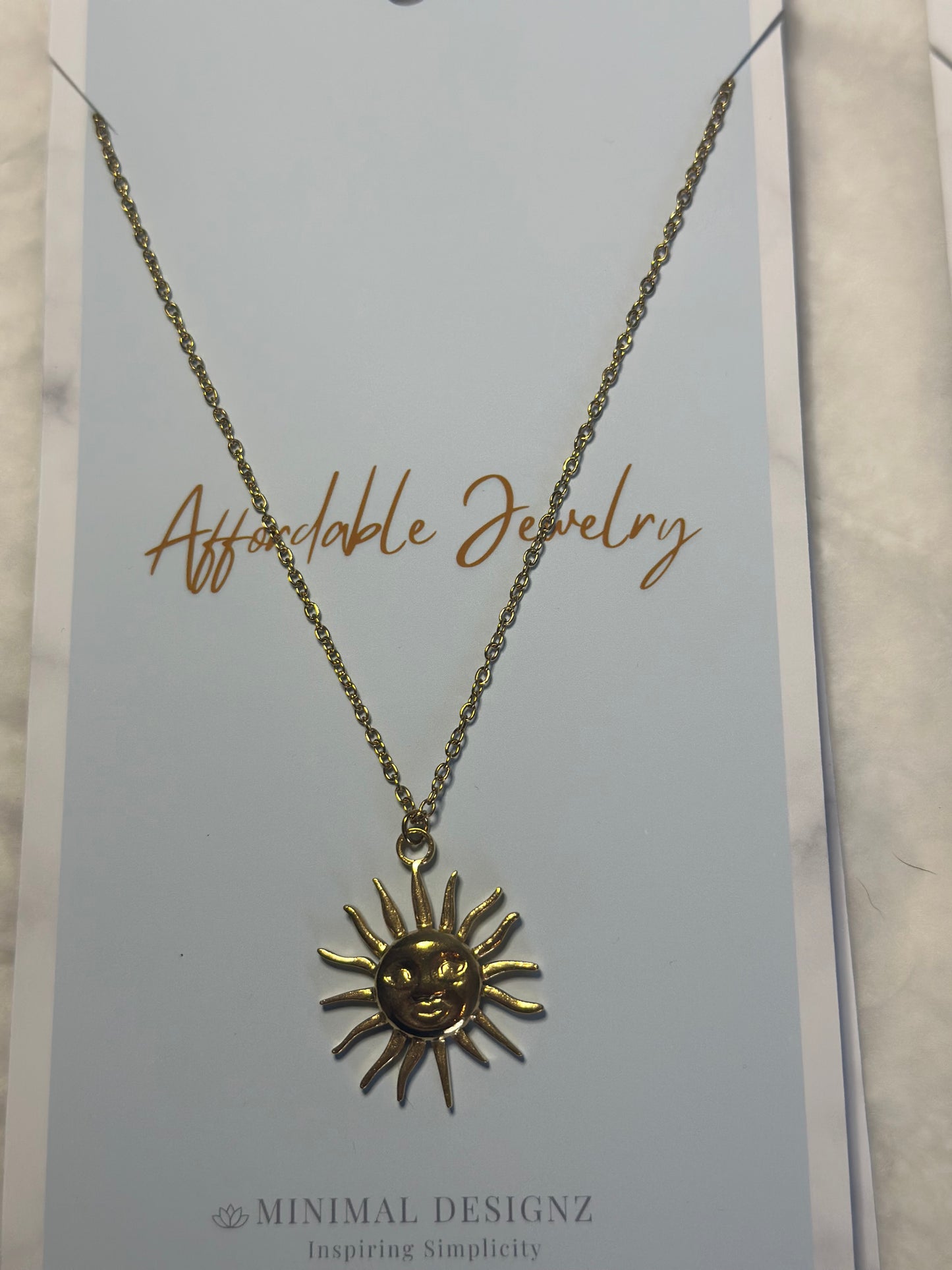 Sun necklace