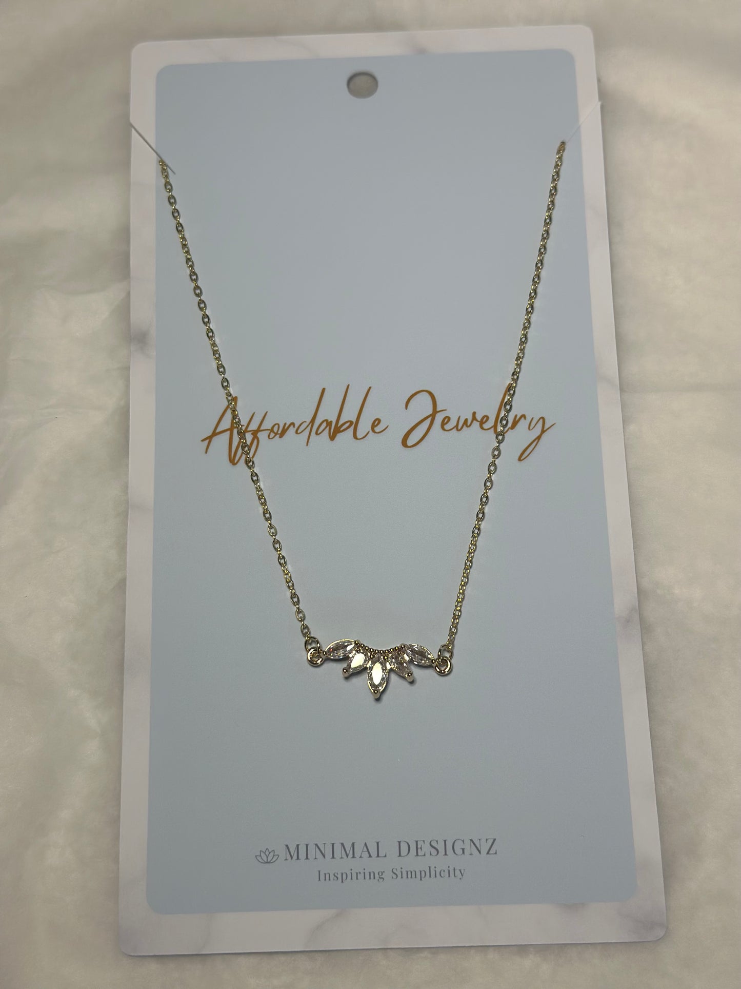 Large Lotus pendant necklace