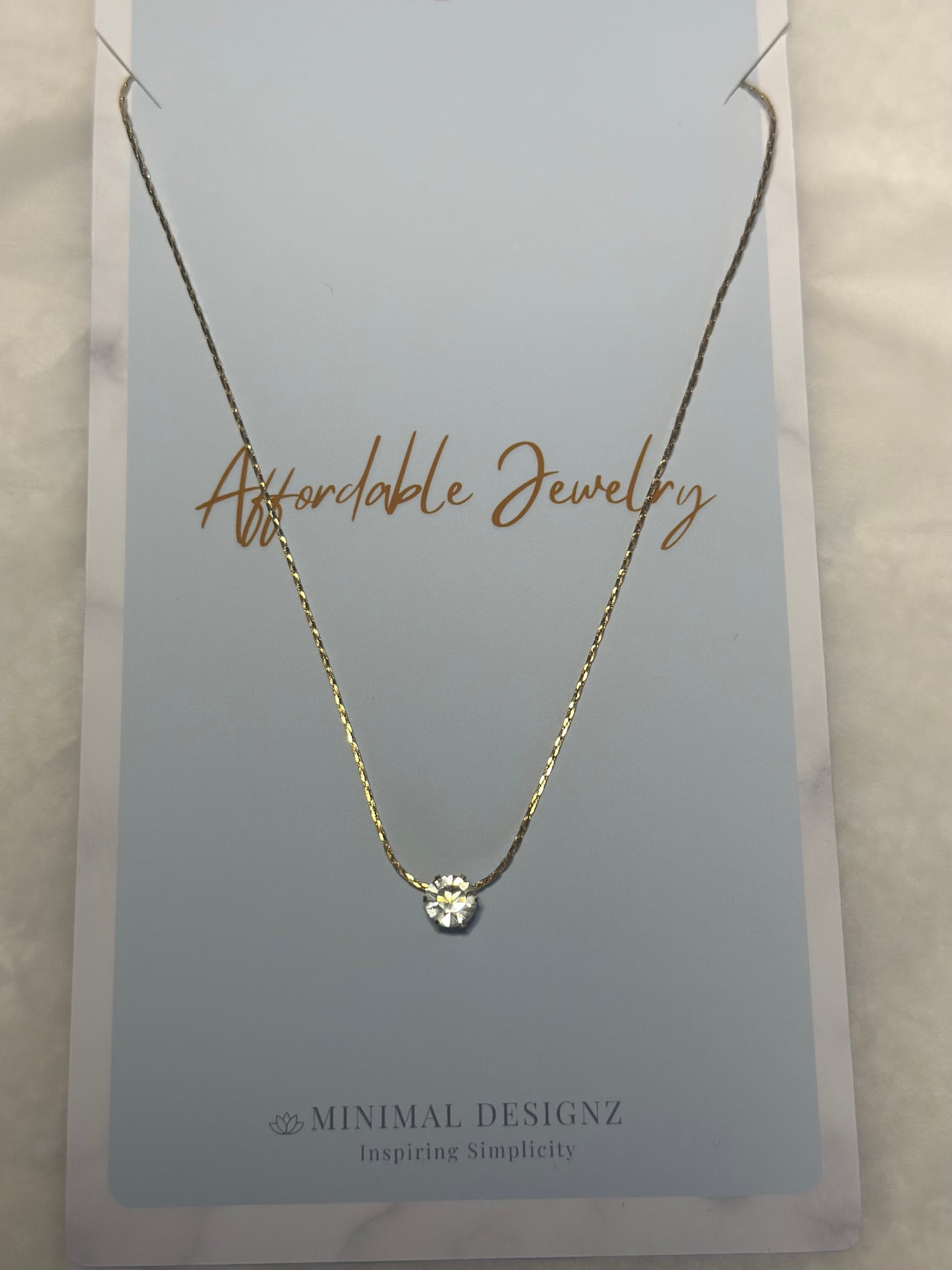 petal pendant necklace