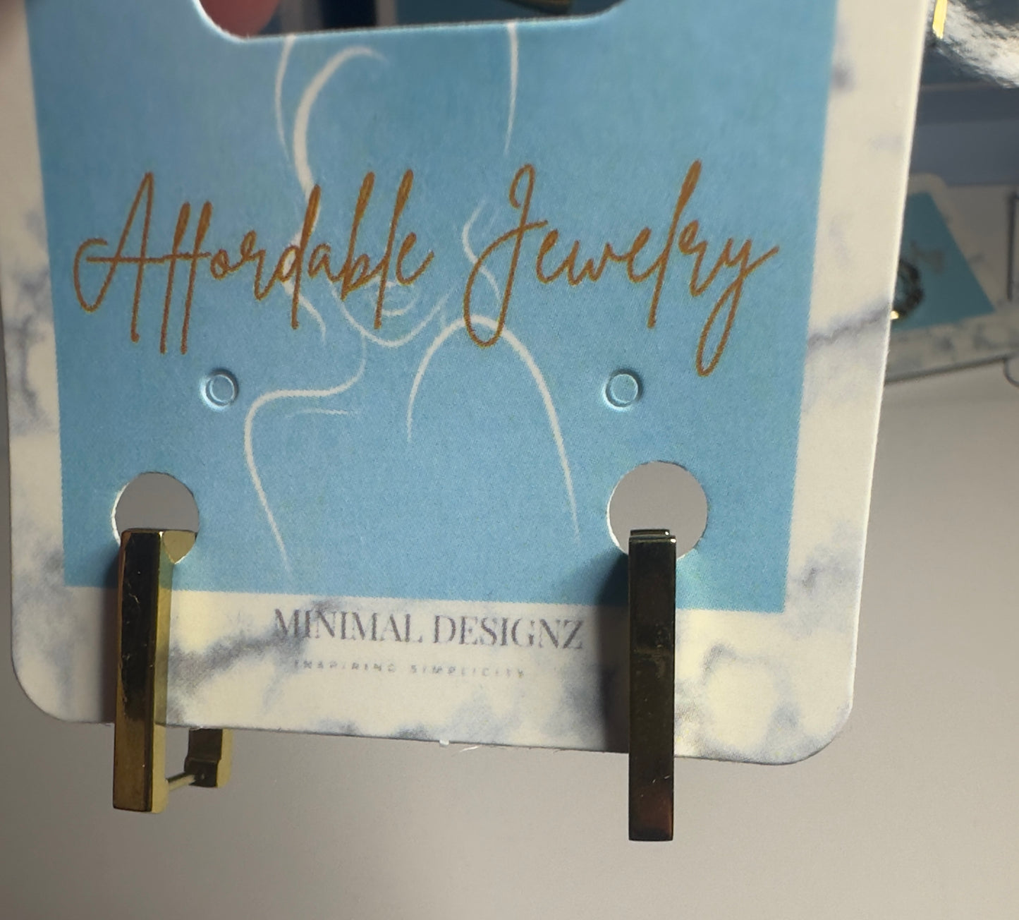 Rectangle Hoop Earrings