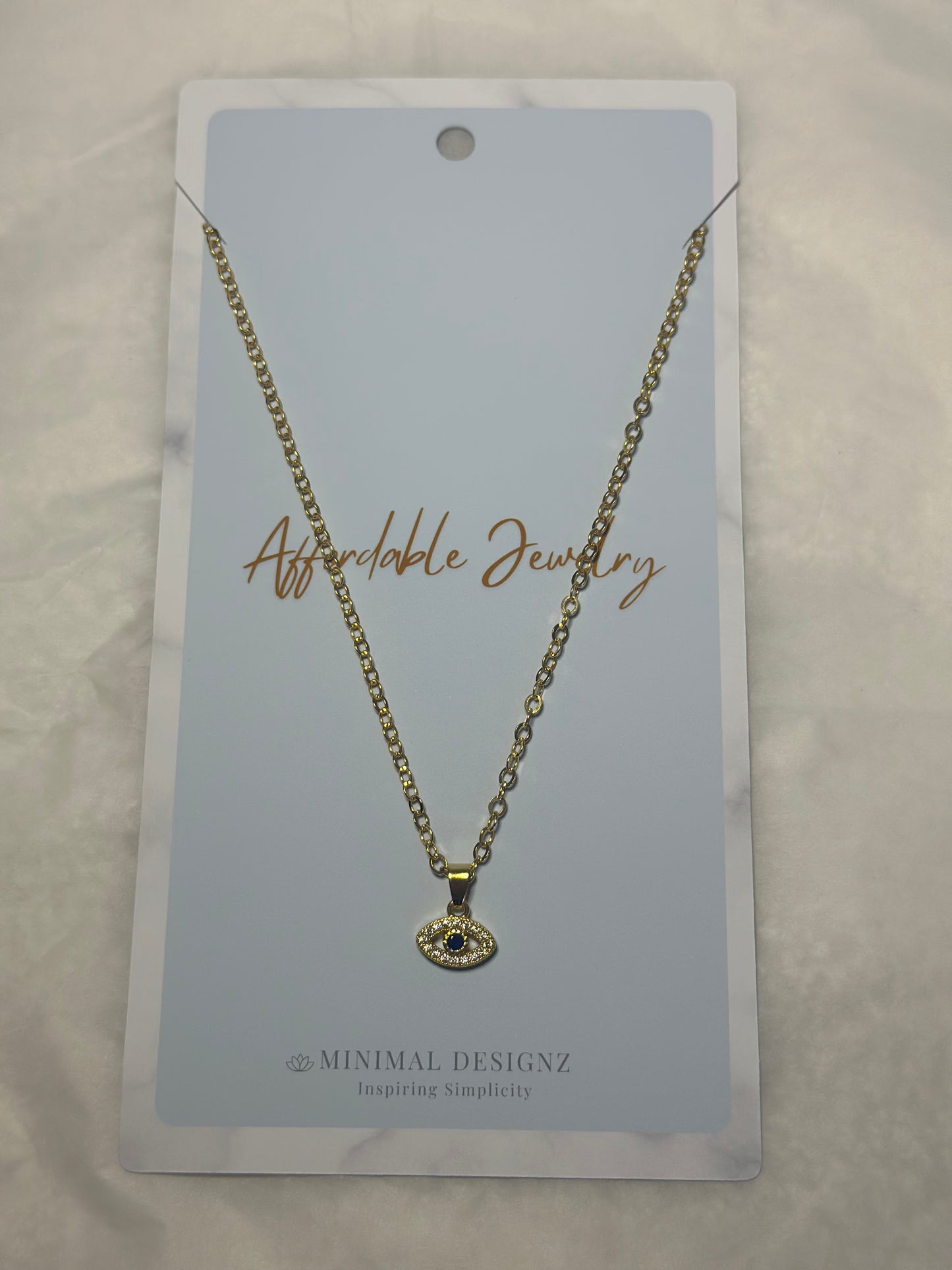 Evil eye necklace