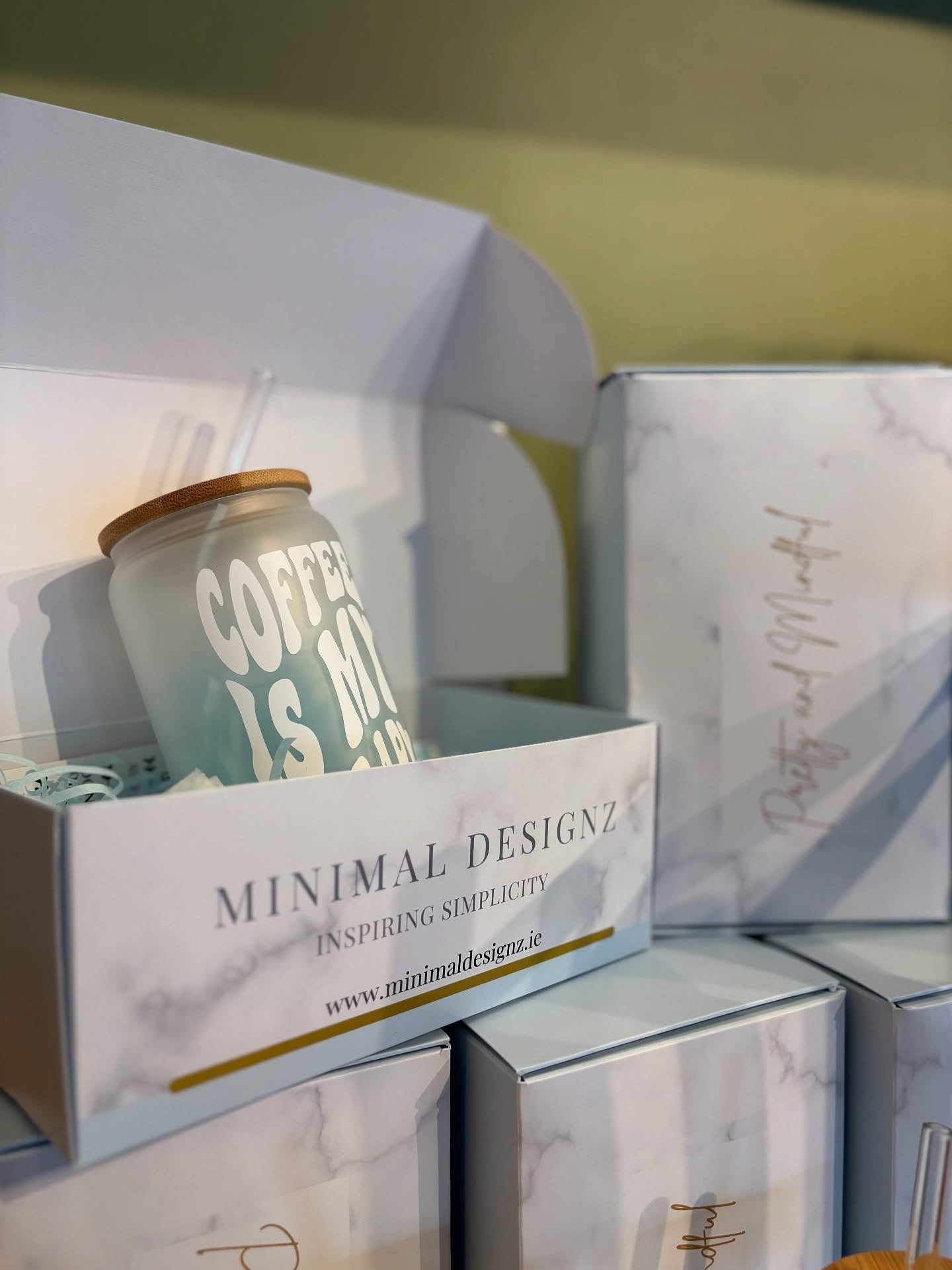 Coffee is my therapy libby glass