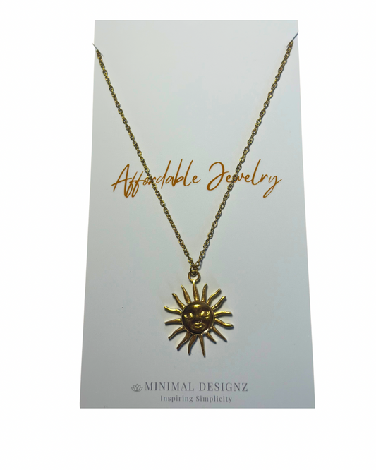 Sun necklace