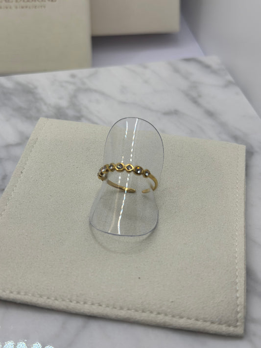 Serenity Sparkle Adjustable Ring