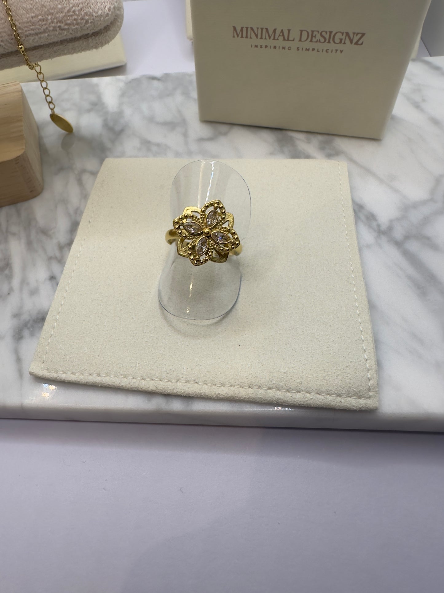 Bloom Serenity Anxiety relief Fidget ring