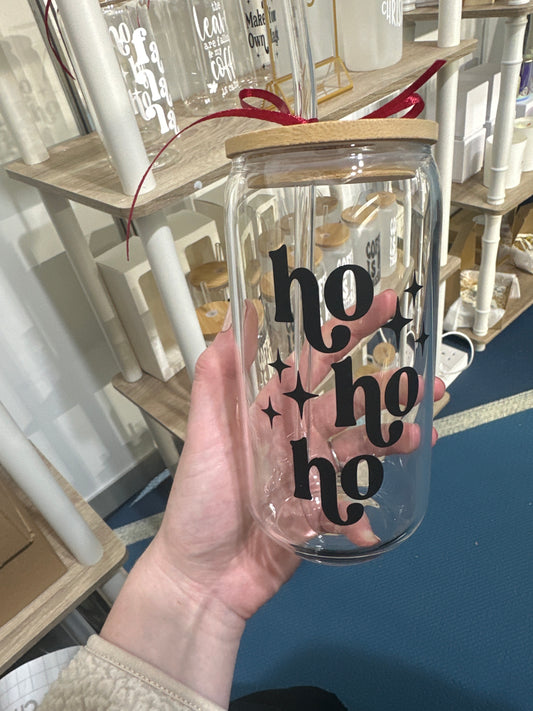 Hohoho Festive Libby Glass