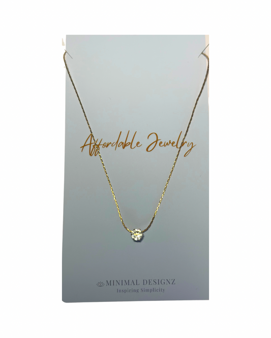 petal pendant necklace