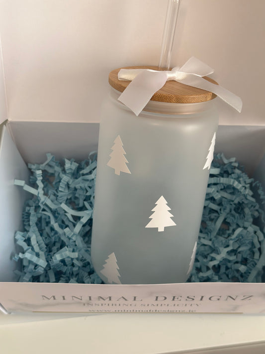 Christmas tree Iced Coffee Glass