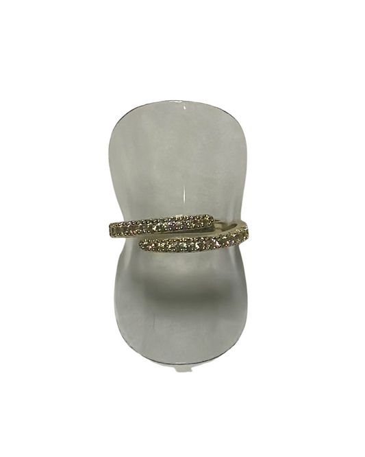 Rhinestone adjustable Ring