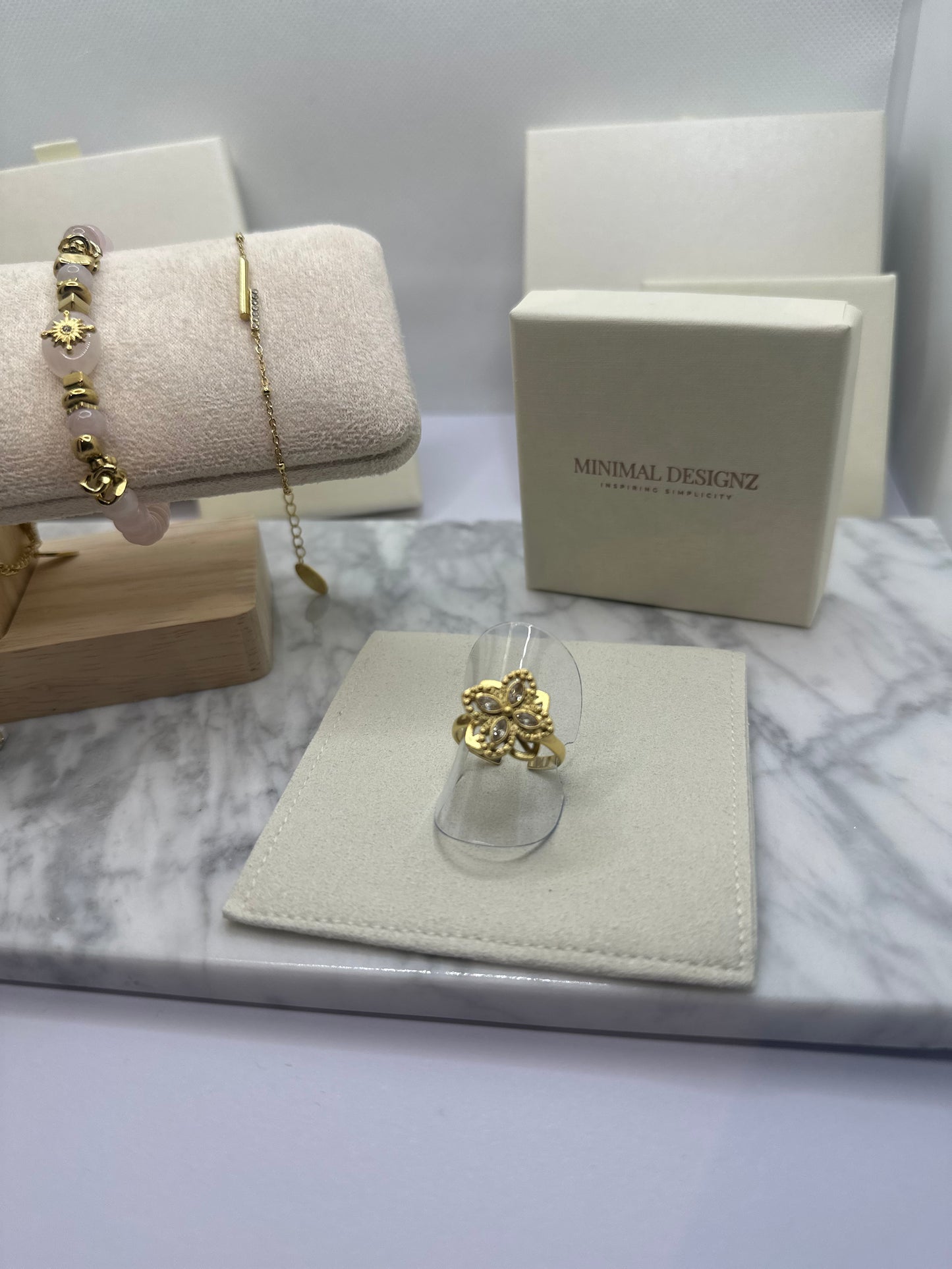 Bloom Serenity Anxiety relief Fidget ring