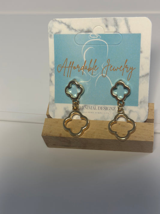 Double Clover Earrings