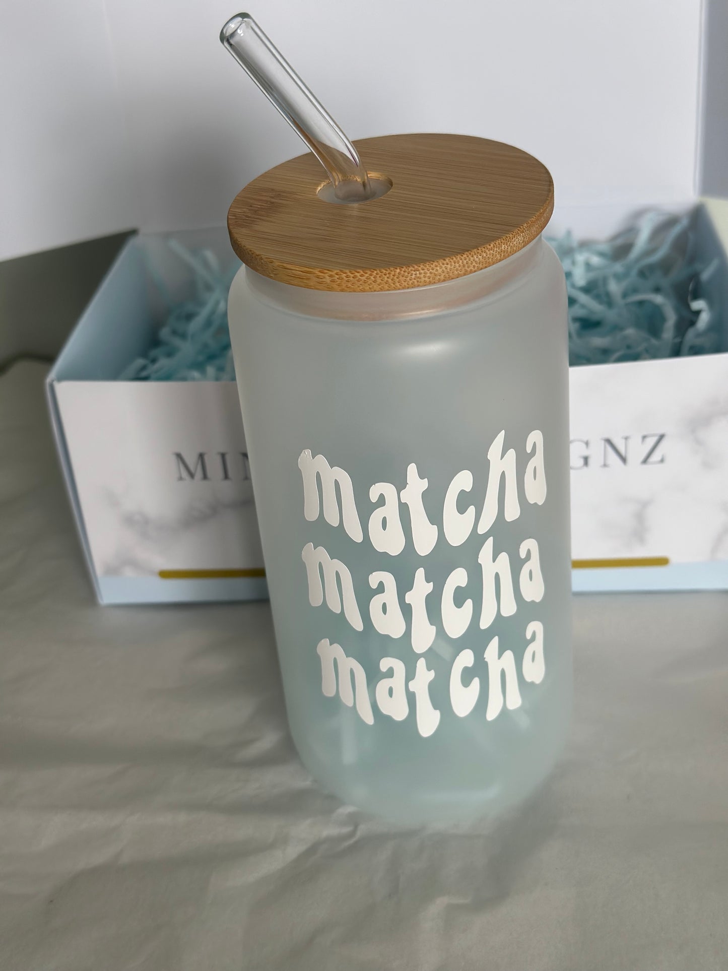 Matcha lover Libby glass