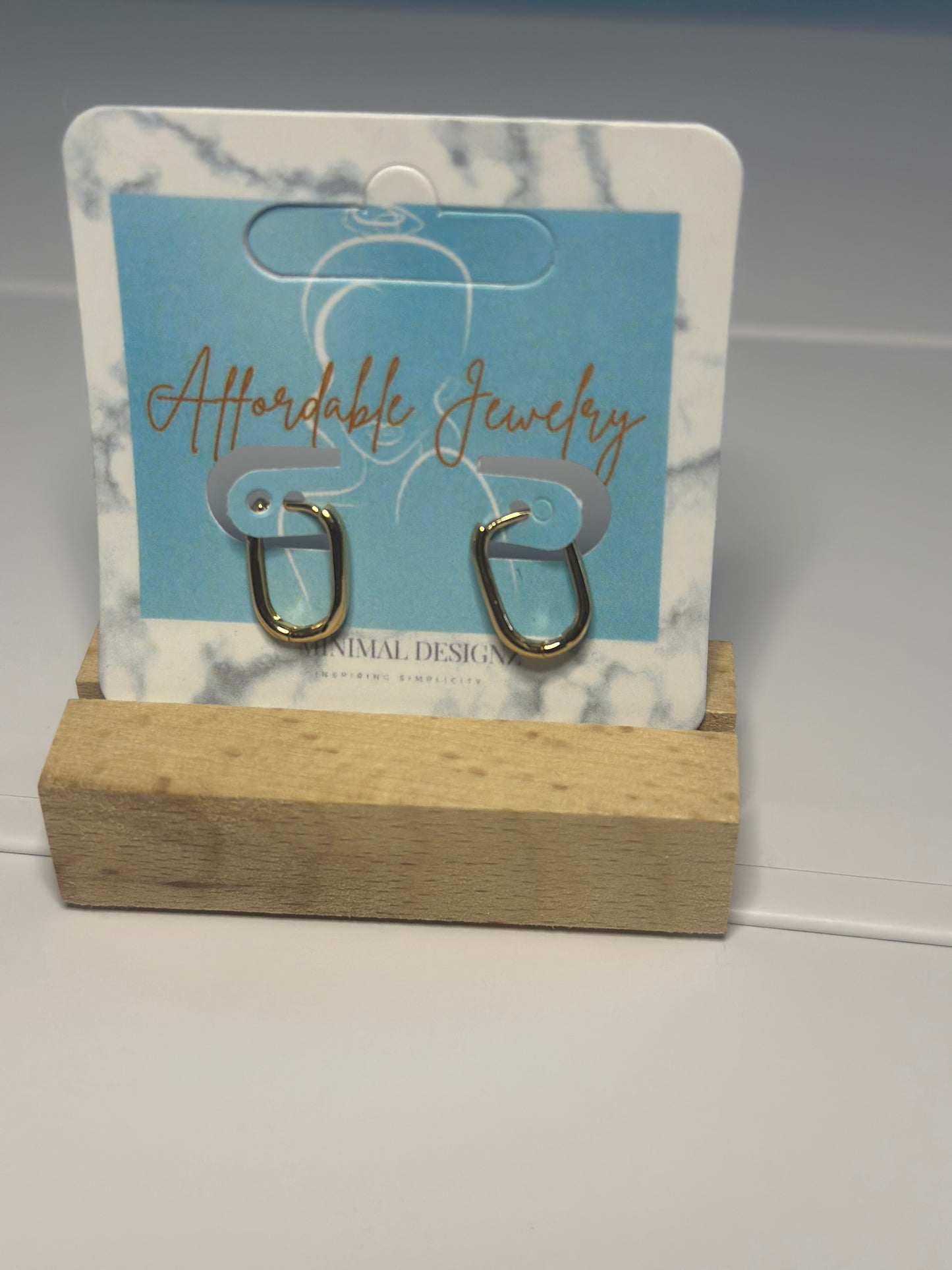 Mini oval Hoop Earring