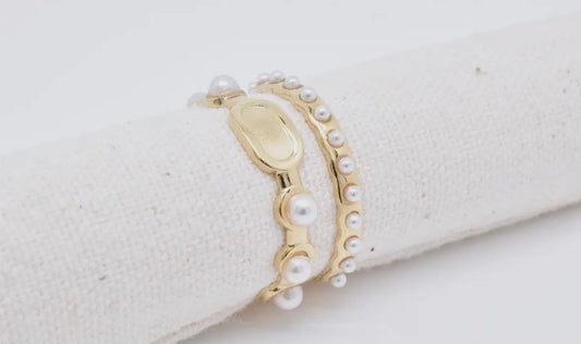 Pearl Adjustable ring