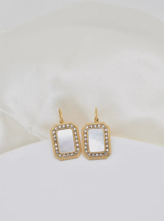 Mother-of-Pearl Serenity Drop Earrings