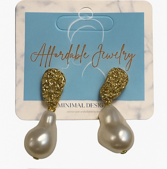 Baroque Pearl drop Earrings