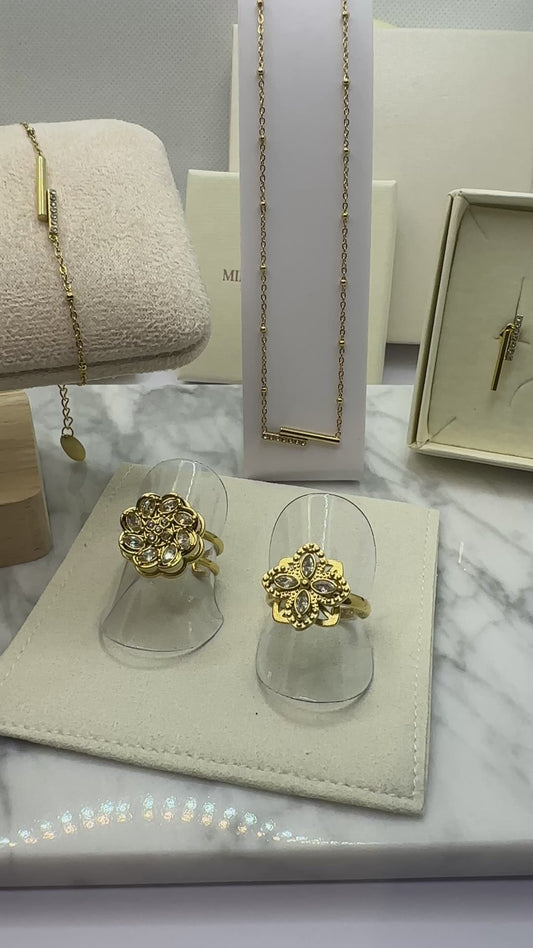 Daisy Serenity Anxiety relief Fidget ring